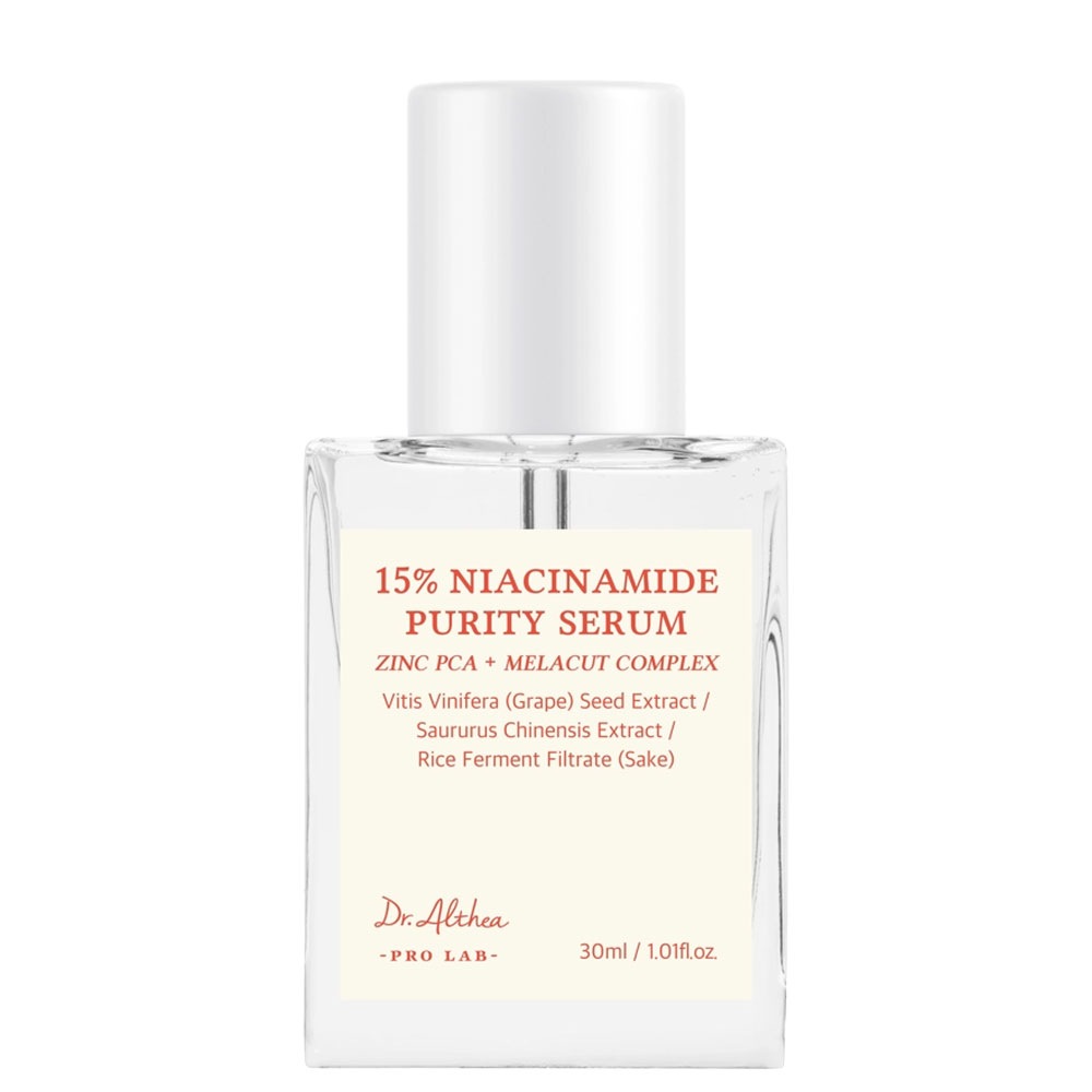 

Сыворотка для лица 15% niacinamide purity serum Dr Althea, объем 30 мл