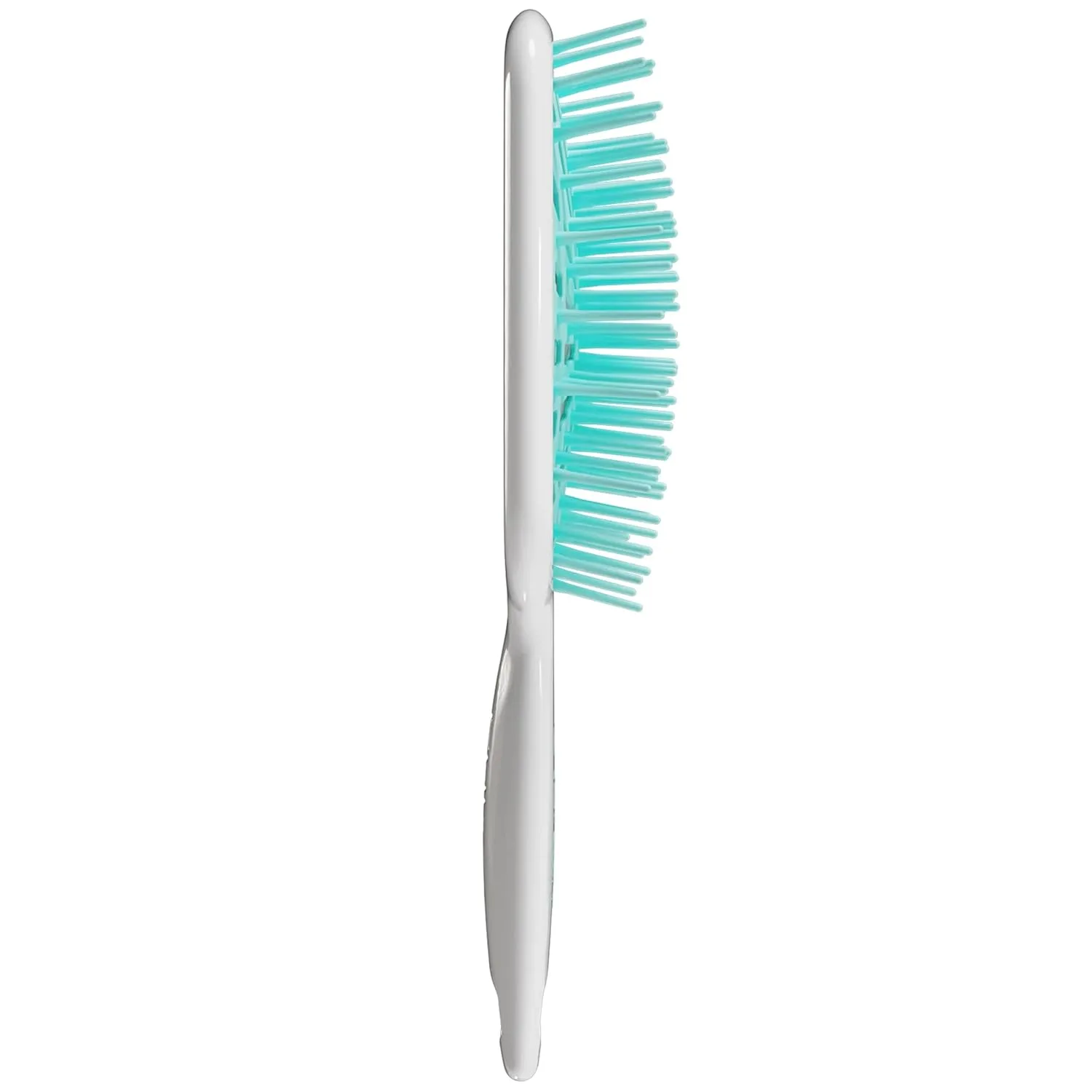 FHI Heat UNbrush Plus - щетка для вьющихся волос для бережного и эффективного расчесывания влажных или сухих ломких волос - расческа с 84 гибкими щетинками, ультралегкая, вентилируемая, антистатическая, Mint Swirl — фото 2