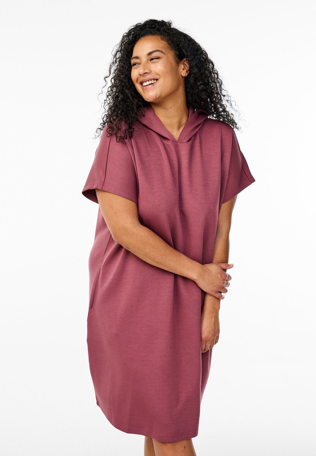 

Платье из джерси SHORT SLEEVE Zizzi, цвет Rose Brown