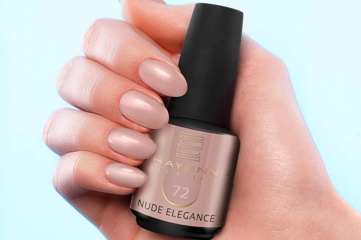 UV гель-лак для ногтей «Nude Elegance Beige» от Shayenne Shayenne, 72 Nude Elegance 15Ml — фото 3