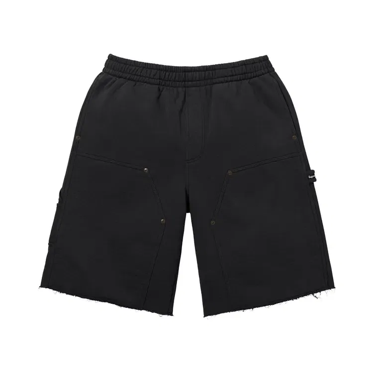 Спортивные шорты Supreme Double Knee Painter Sweatshort, черный