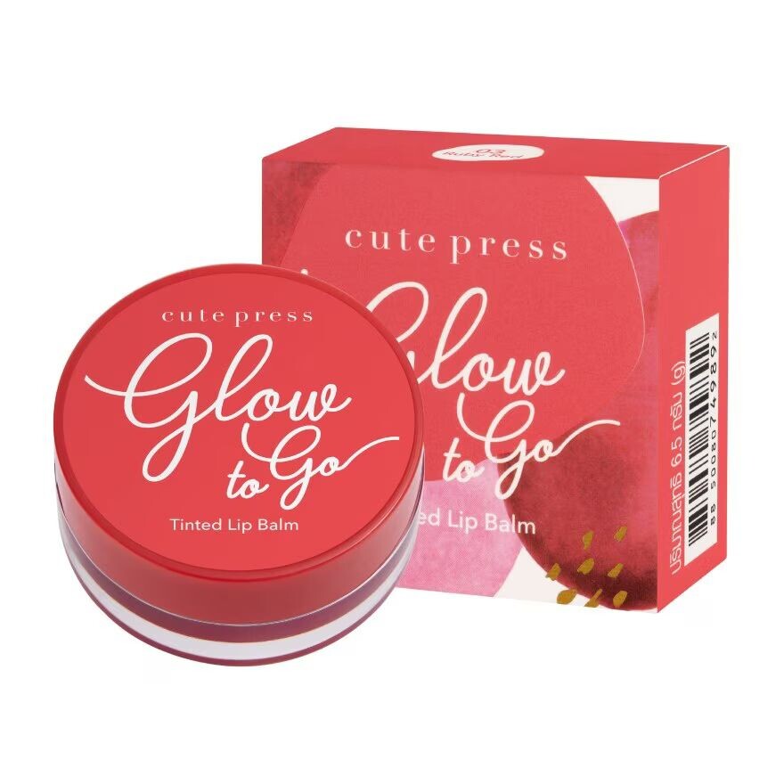 

Cute Press Бальзам для губ Glow to Go 6,5 г. 03 Рубиновый Красный, รูบี้ เรด