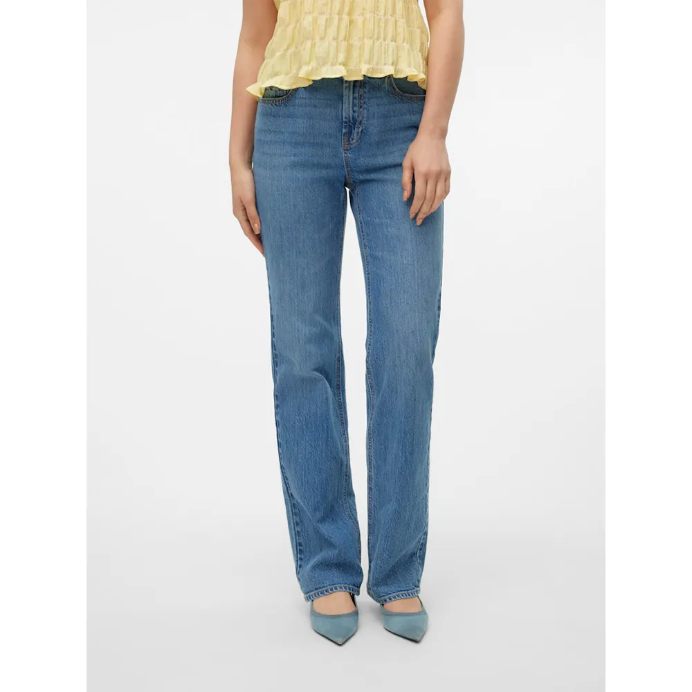 

Джинсы Vero Moda Tessa Straight Li3114 high waist, синий