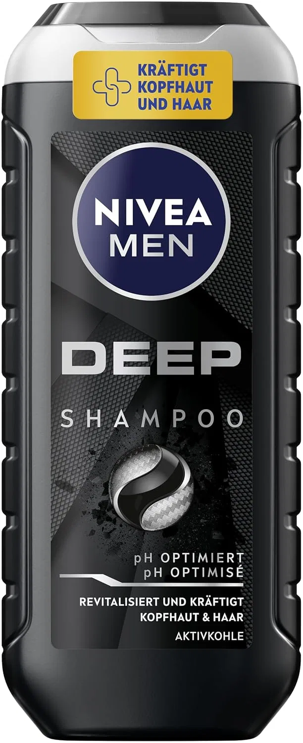 Мужской шампунь «Deep» от Nivea Men Nivea Men, Multi-Coloured