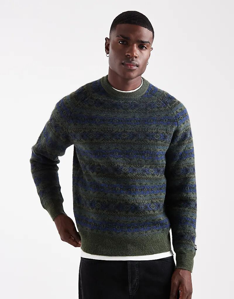 

Джемпер Levi's Presidio реглан фэрайл темно-зеленого цвета