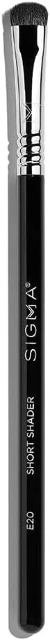 Кисть для теней Sigma Beauty E20 Short Shader, 1 шт, 6.5 дюймов, черный
