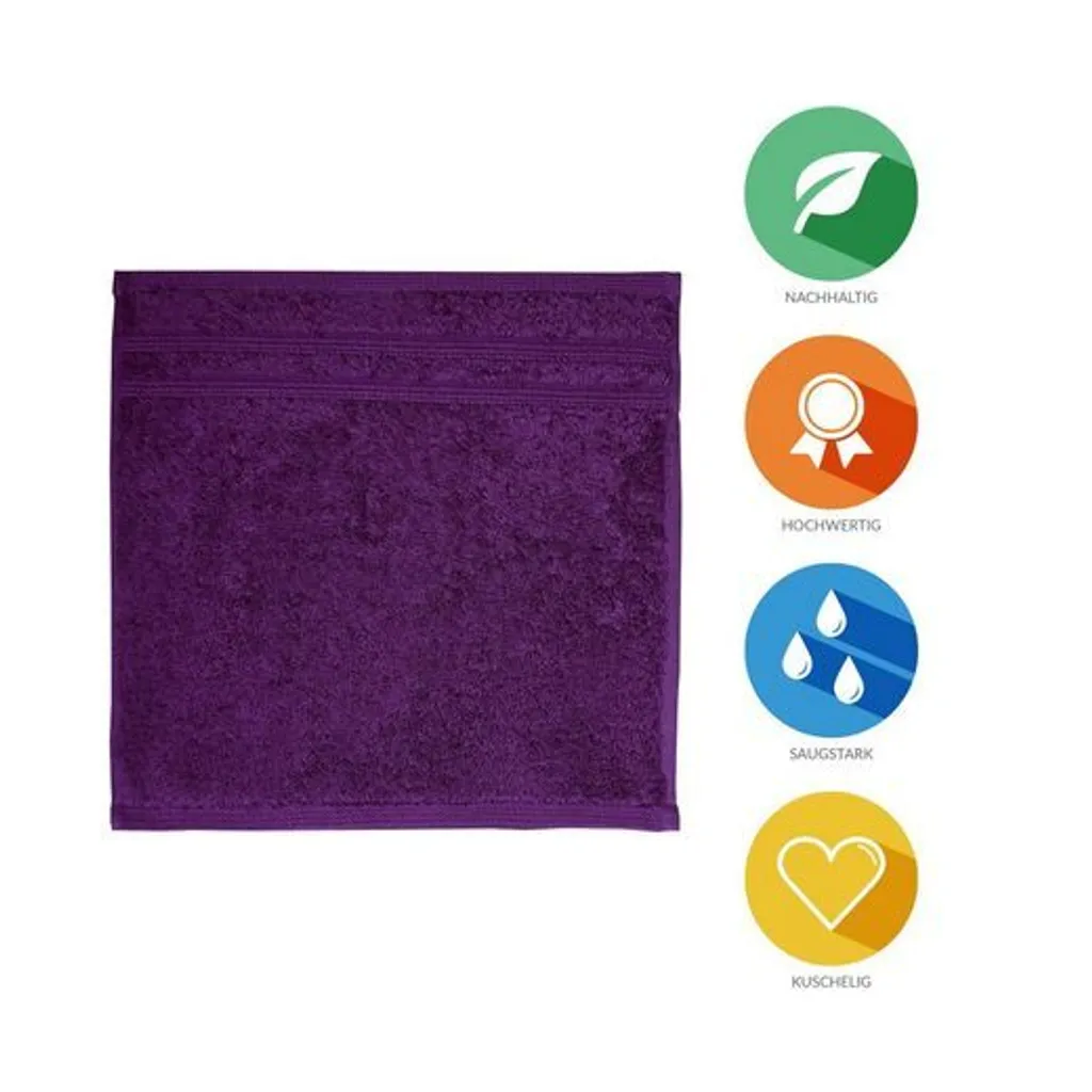 

Полотенце B&D Textiles, фиолетовый