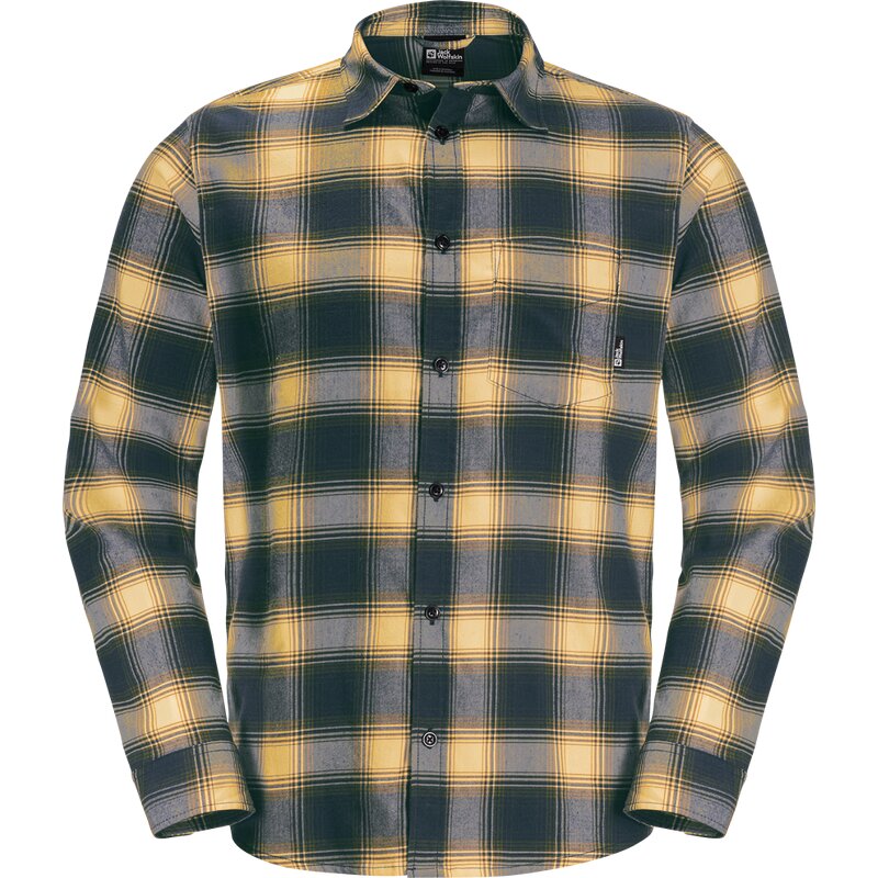 

Рубашка для пешего туризма м Jack Wolfskin, цвет teal