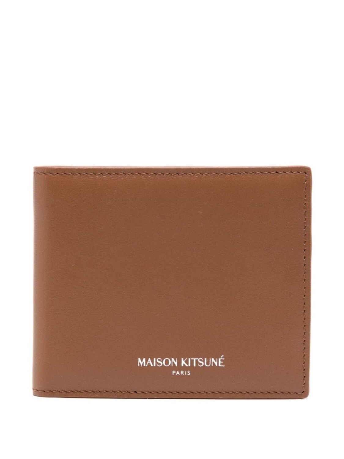 

Maison Kitsuné бумажник с логотипом, коричневый