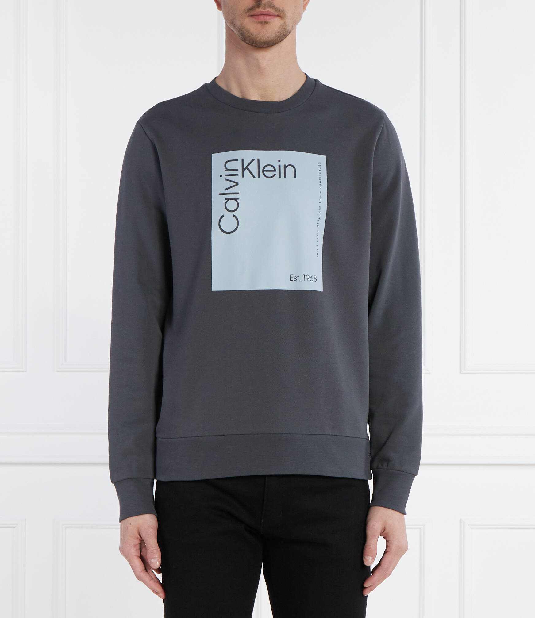 

Толстовка Calvin Klein Regular Fit, серый