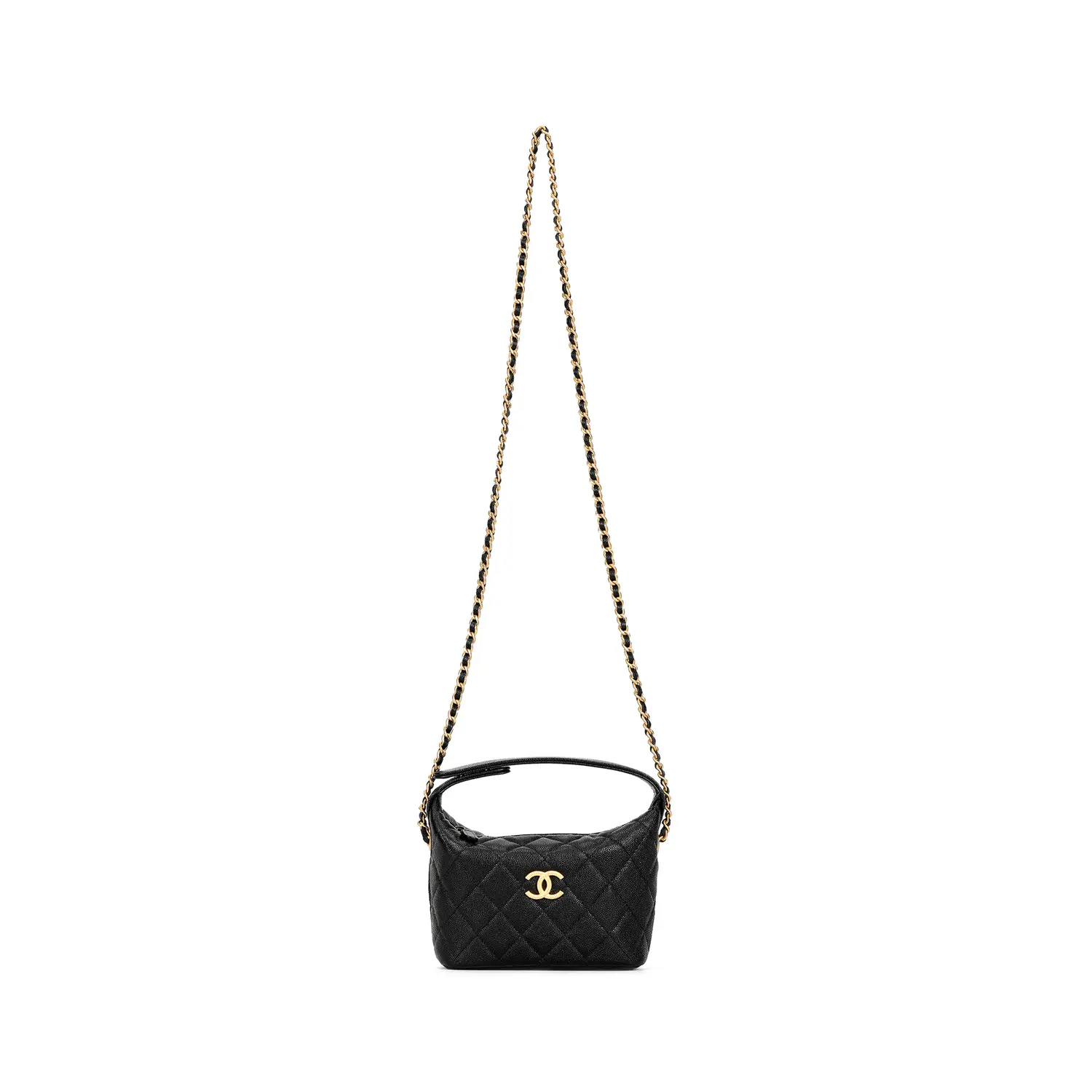 

CHANEL Женская сумка из коровьей кожи черная