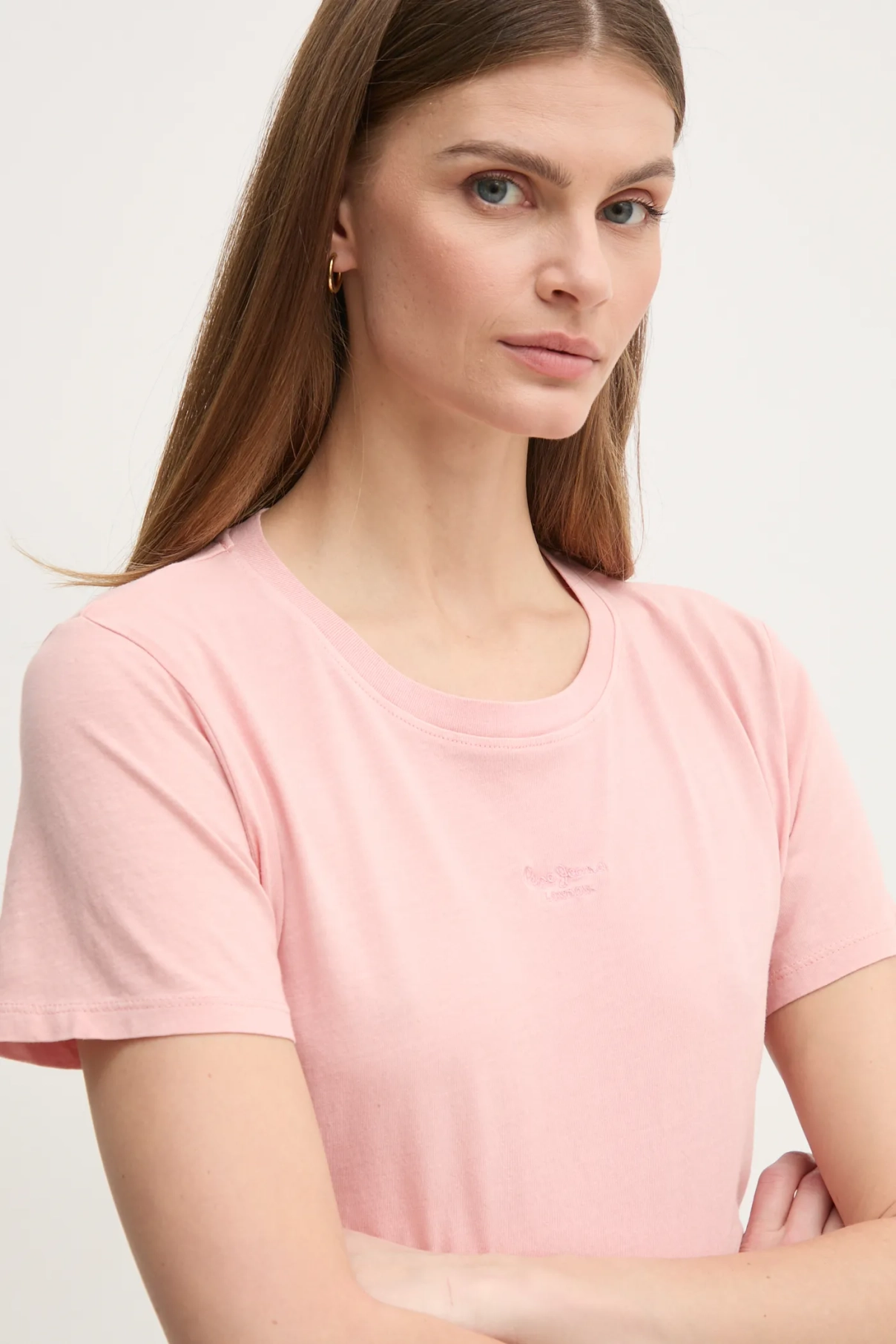 

LOLLY хлопковая футболка Pepe Jeans, розовый