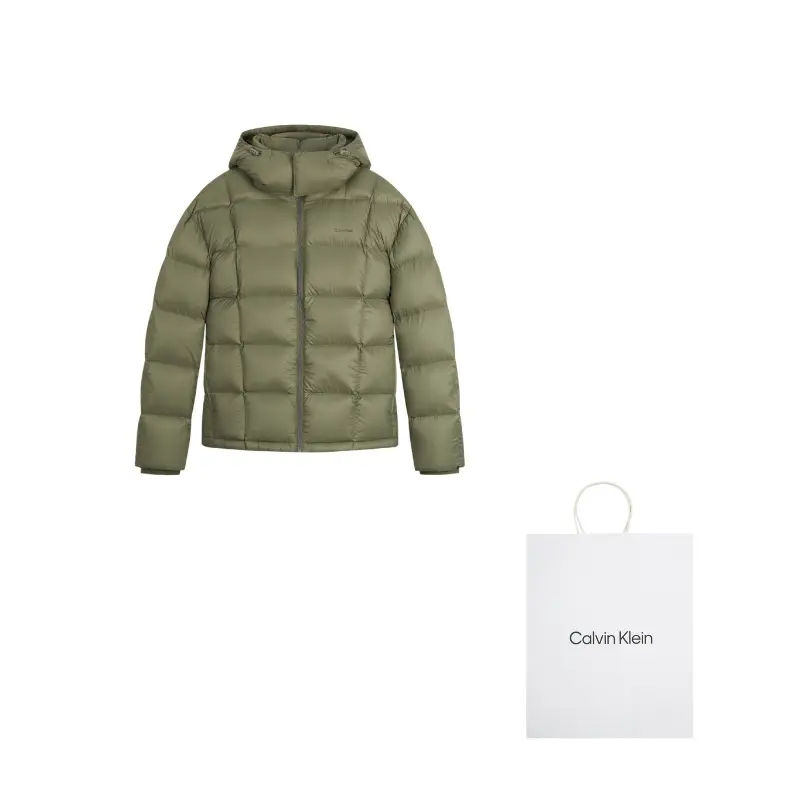 

Calvin Klein Мужская пуховая куртка, LDY-Olive Green