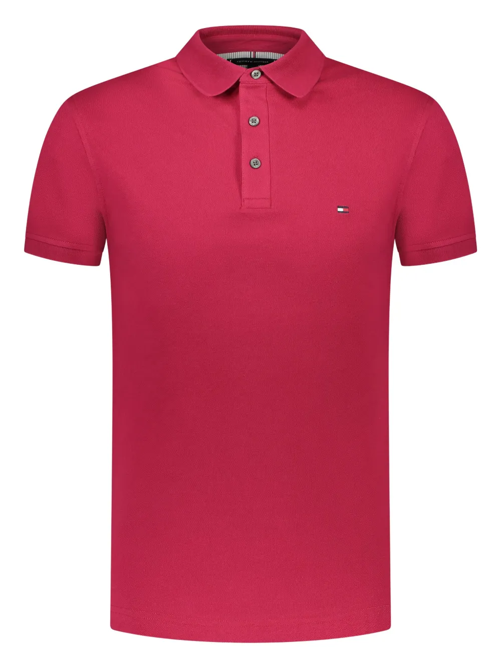 

Поло из эластичного хлопка Tommy Hilfiger, красный
