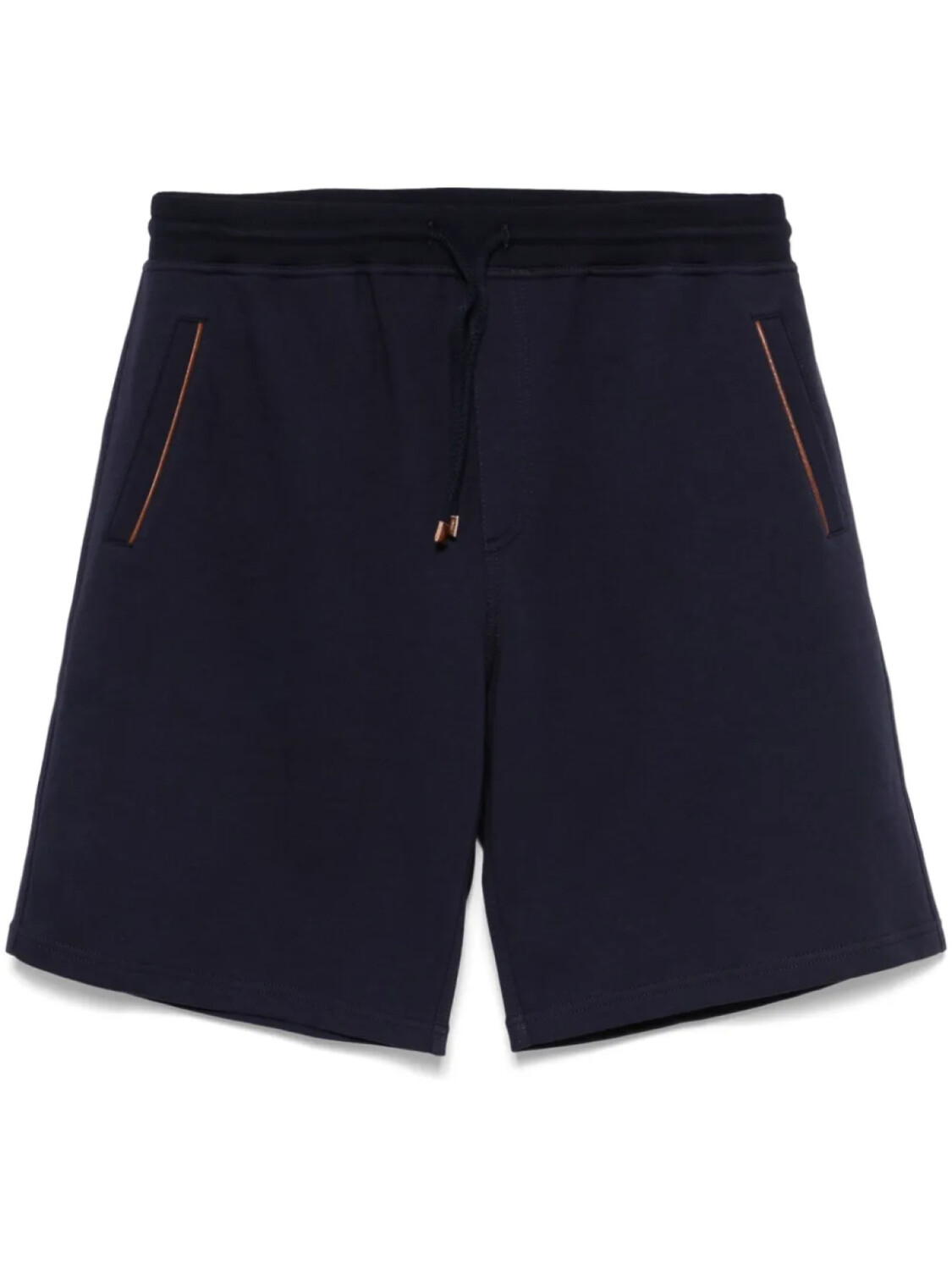 

Спортивные шорты Brunello Cucinelli с контрастной отделкой, синий