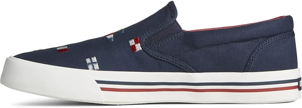 

Мужские слипоны Sperry Striper II в морском стиле, темно-синий