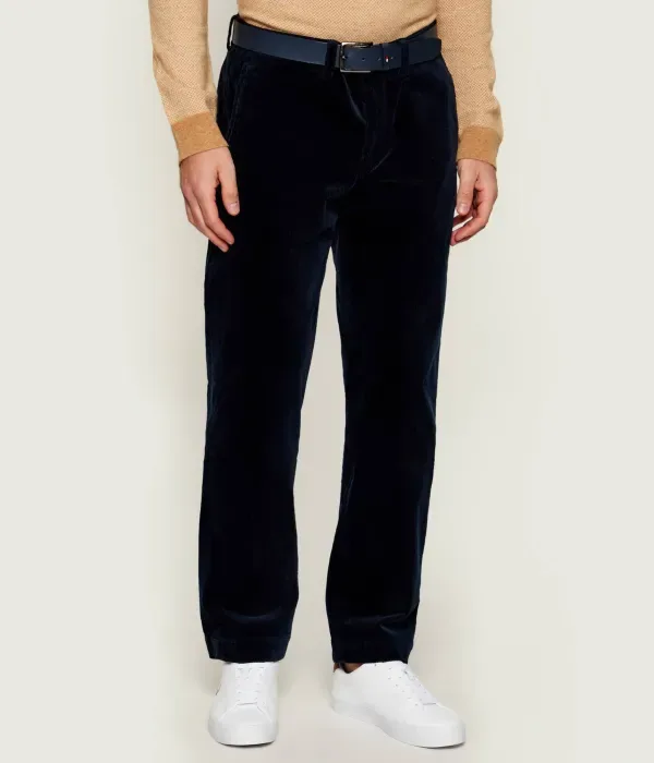 Вельветовые брюки straight fit Polo Ralph Lauren, темно-синий