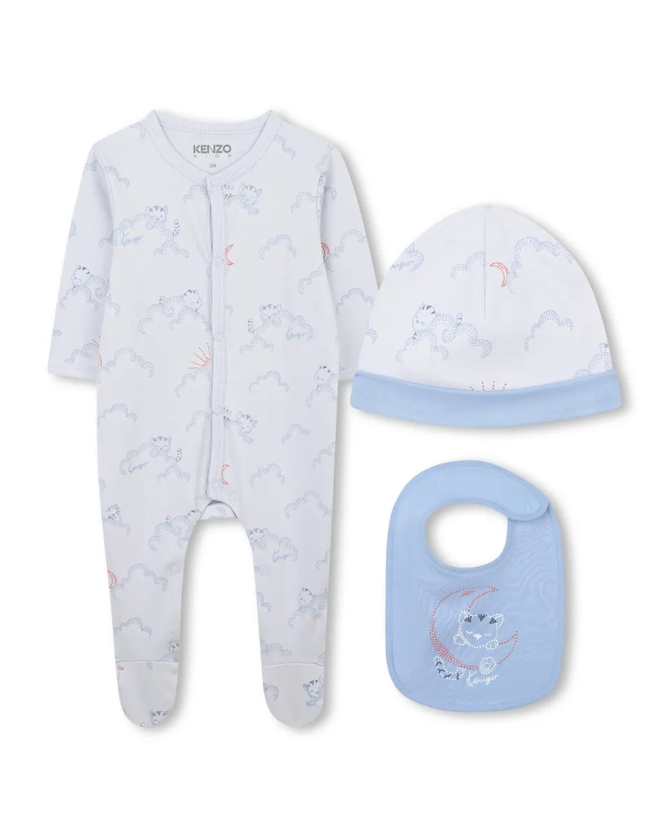 

Набор для новорожденного голубого цвета из хлопка Kenzo Kids
