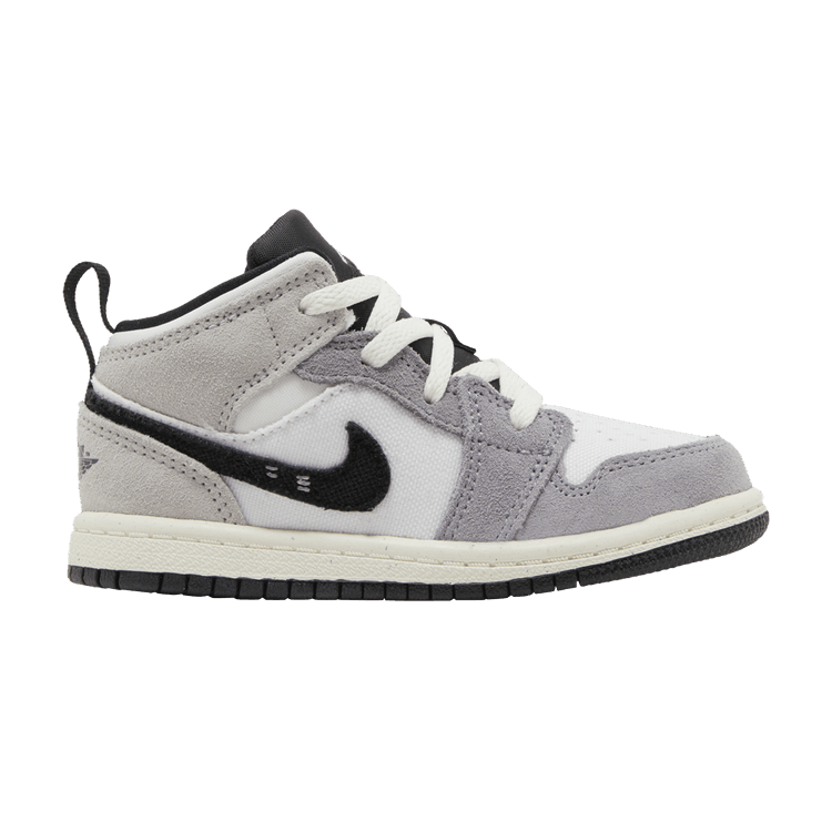 

Кроссовки Air Jordan Air Jordan 1 Mid SE Craft TD 'Inside Out - Cement Grey', серый