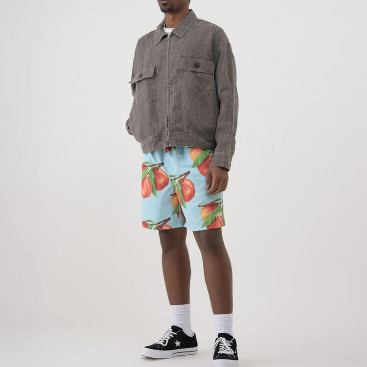 Повседневные шорты мужские синие Stussy, синий — фото 3