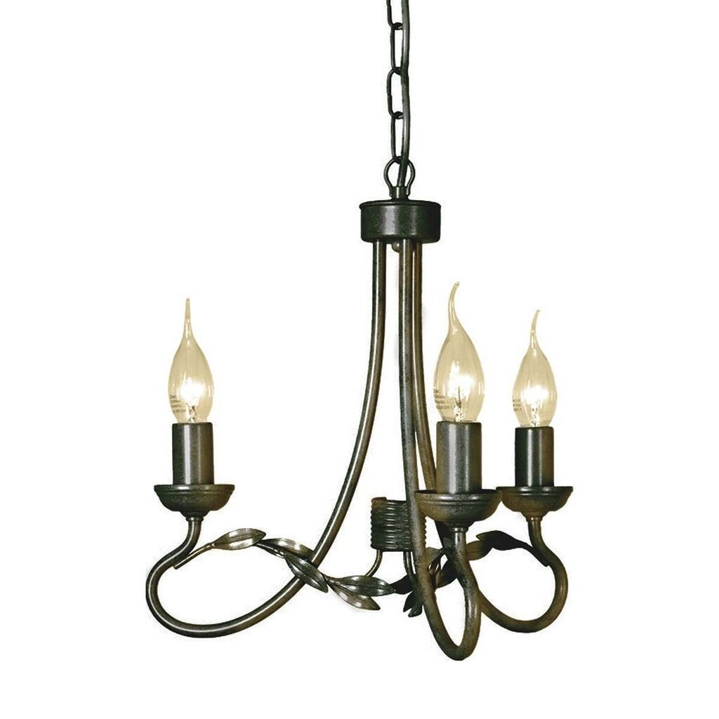 

Подвесной светильник Olivia, черный/золотой, 3 лампочки Elstead Lighting
