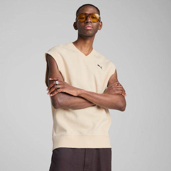 

Жилет мужской свободный Puma Wardrobe Essentials, белый