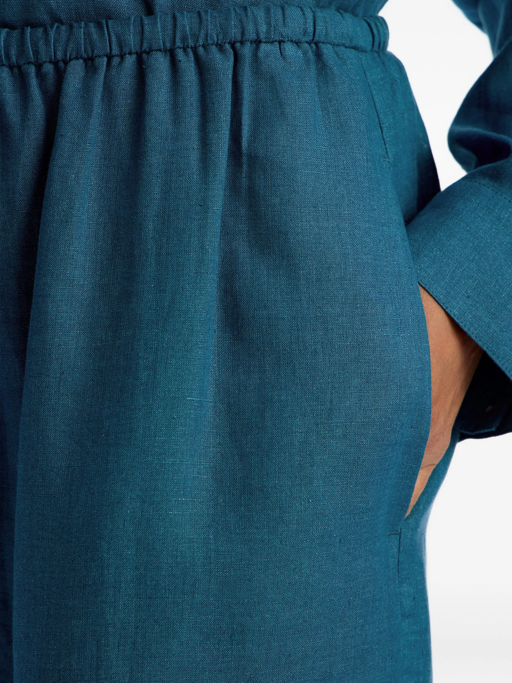 

Льняные шорты Delave с кулиской 12 Storeez, синий