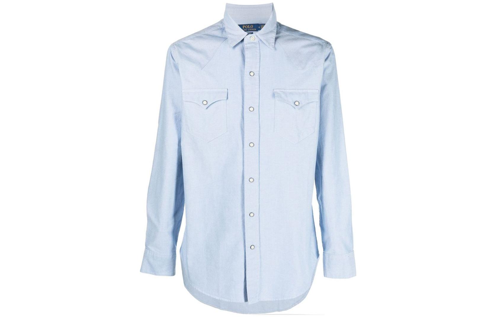 

Polo Ralph Lauren Мужская рубашка светло-голубого цвета