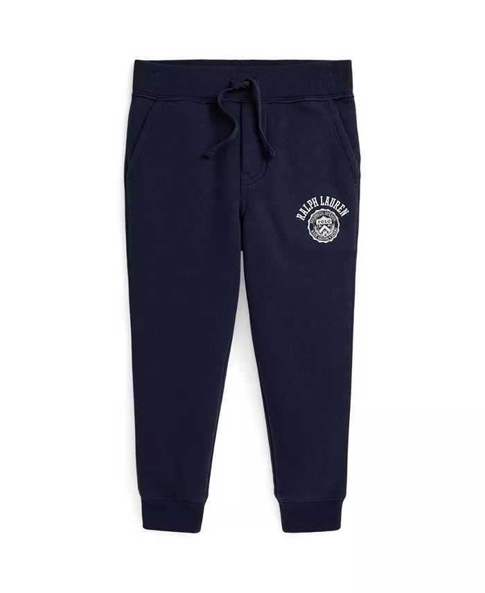 

Детские и мальчиковые 2-7 лого флисовые джоггеры Polo Ralph Lauren, синий