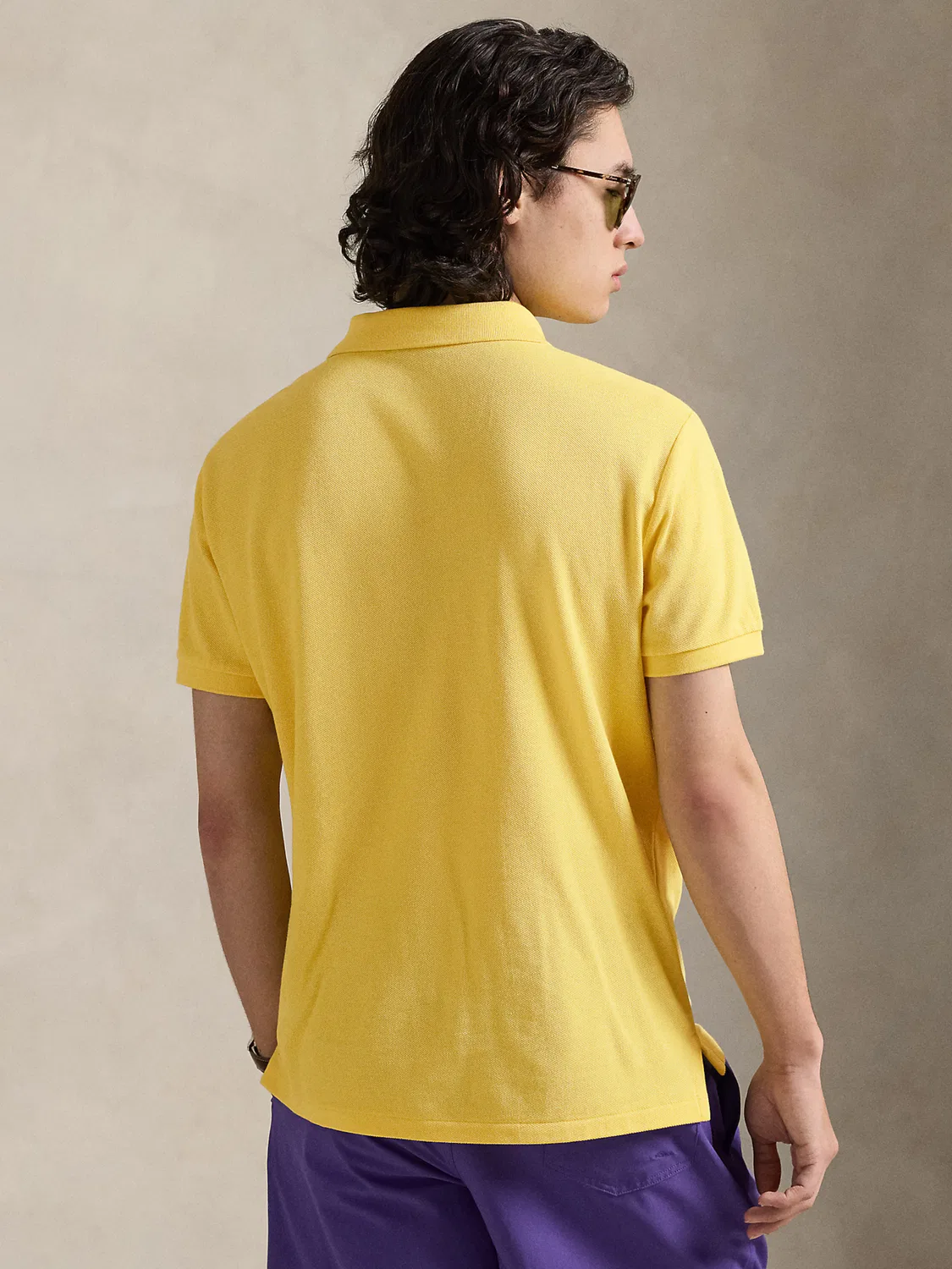 Рубашка стандартного кроя Polo Ralph Lauren, Light Yellow — фото 3