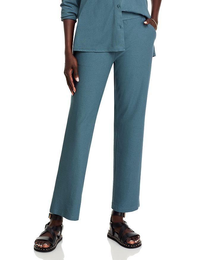 

Прямые брюки Eileen Fisher, зеленый