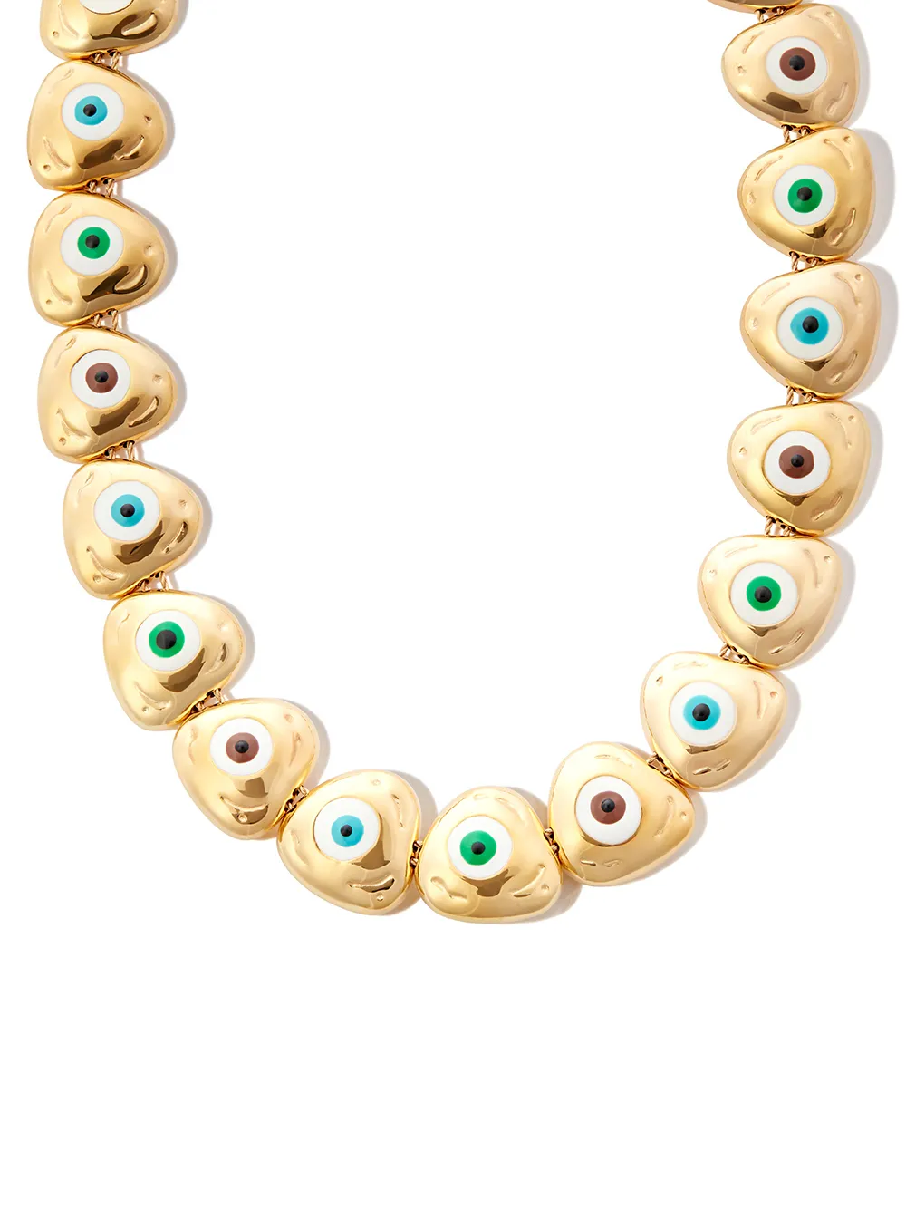 

Колье Evil Eye из желтого золота Lauren Rubinski, золотой