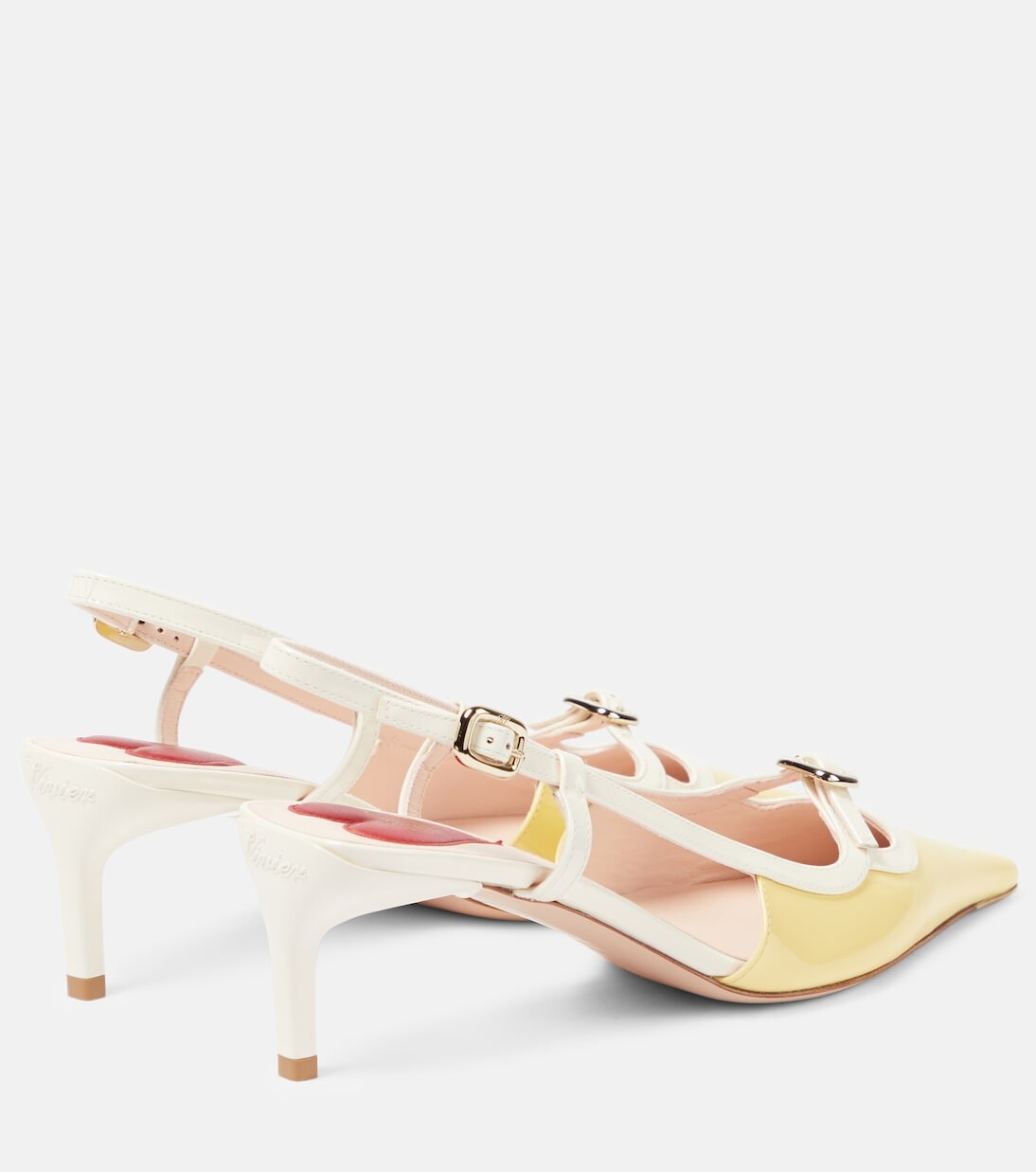Лакированные туфли viv' canard с пяткой назад Roger Vivier, сиреневый — фото 3