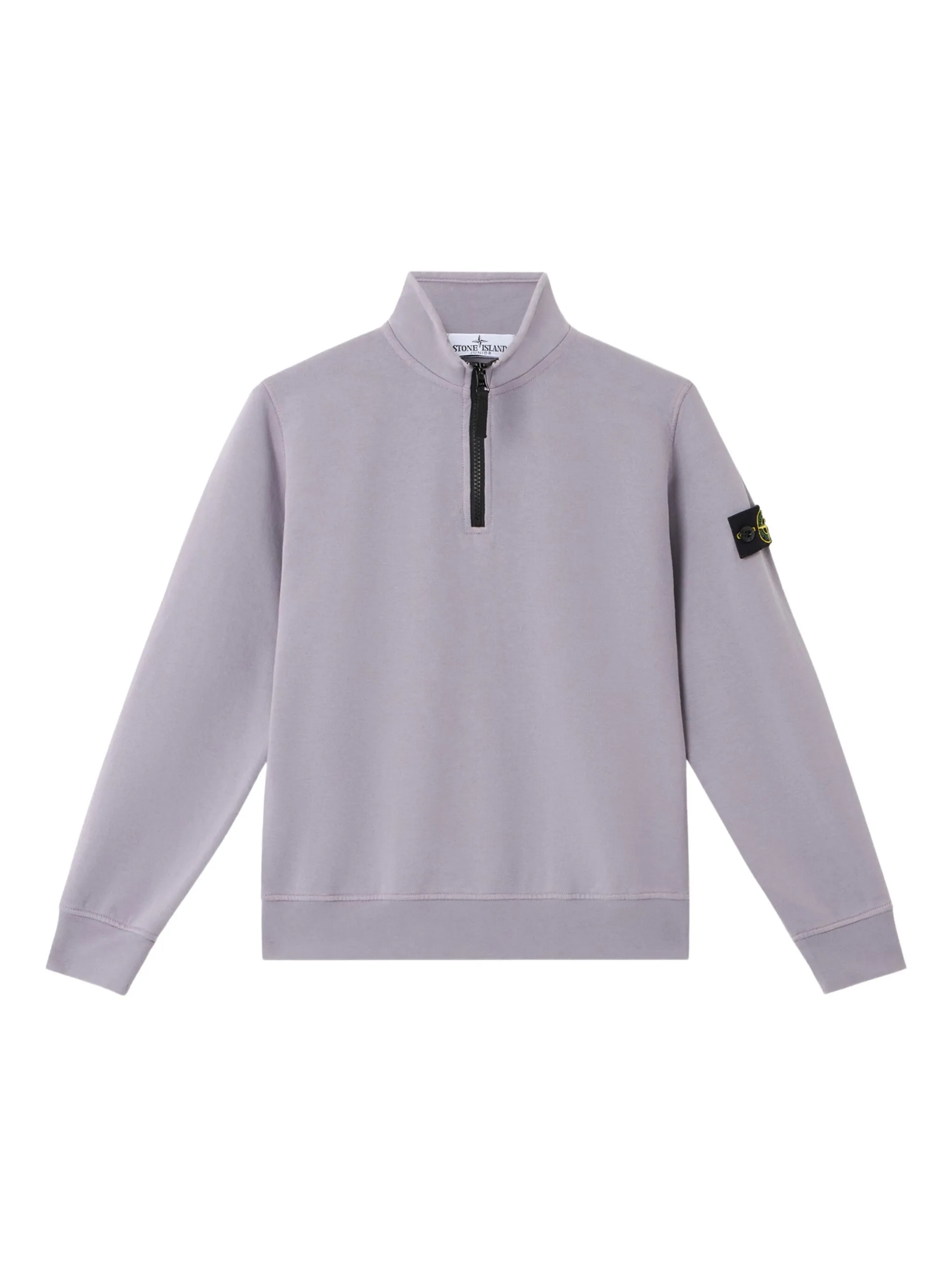 

Толстовка с воротником на молнии Stone Island Junior, фиолетовый