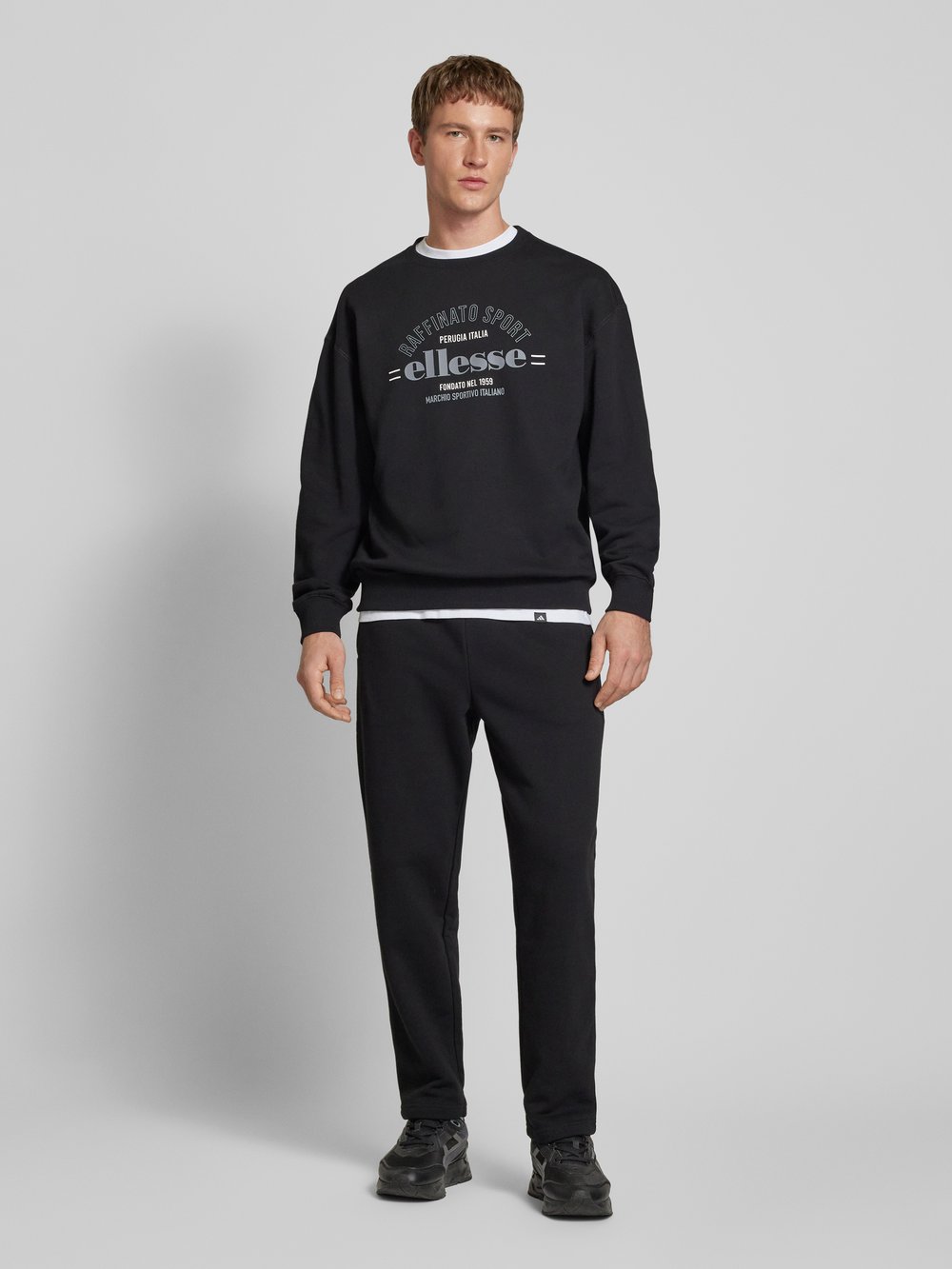 

Свитшот с этикеткой, модель «САДАЛИ» Ellesse, черный