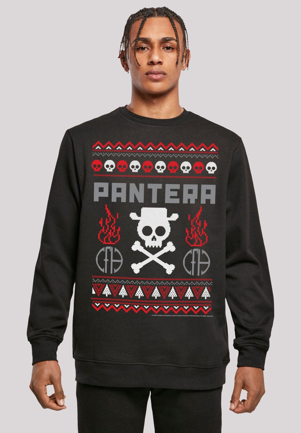 

Толстовка PANTERA CHRISTMAS F4NT4STIC, черный