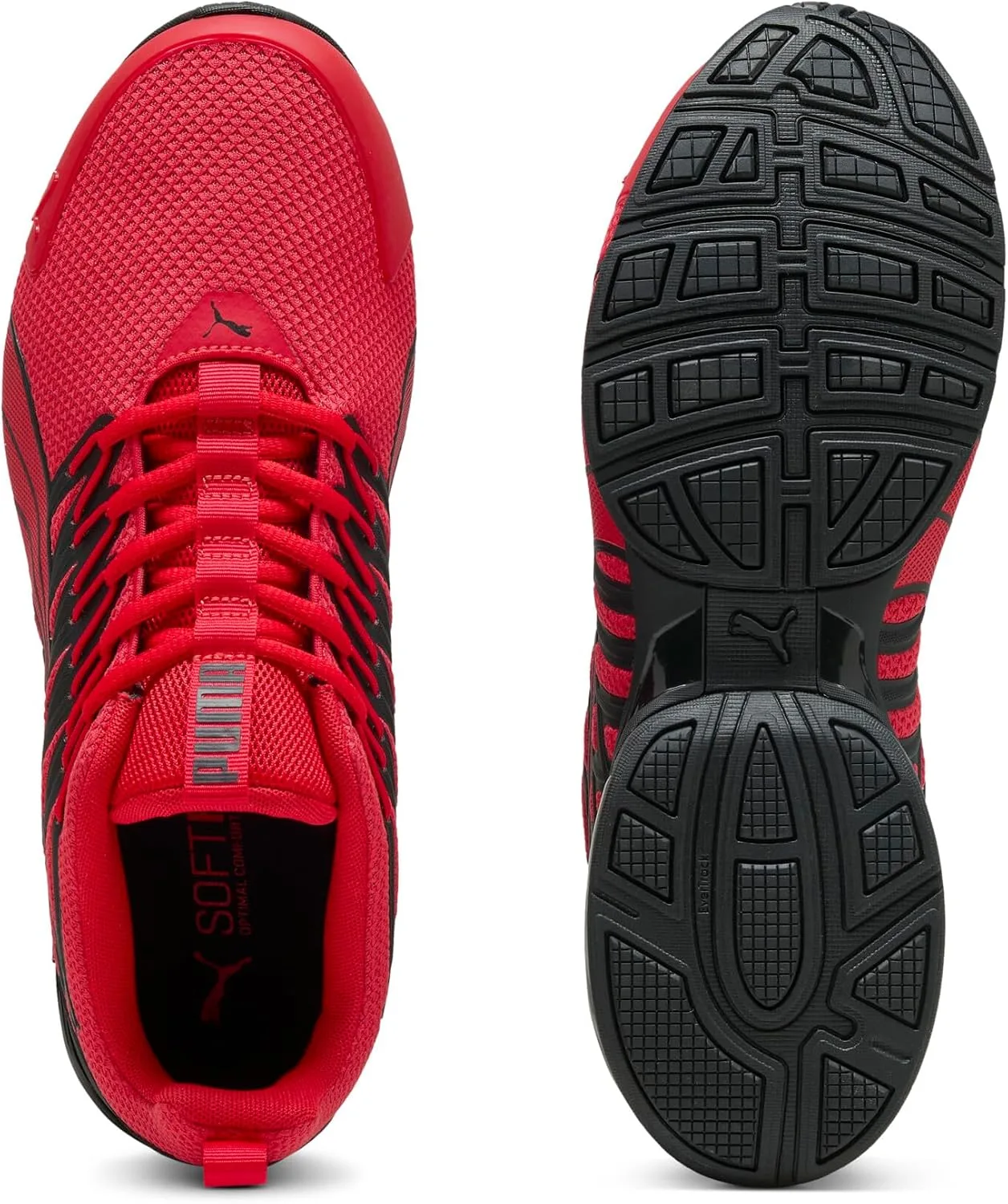 Мужские тренировочные кроссовки Puma 37960116, черный/красный — фото 4