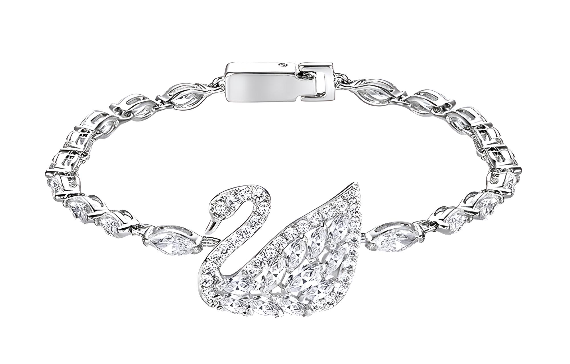 

Swarovski Браслет "Лебединое озеро" для женщин из серебра SWAN LAKE