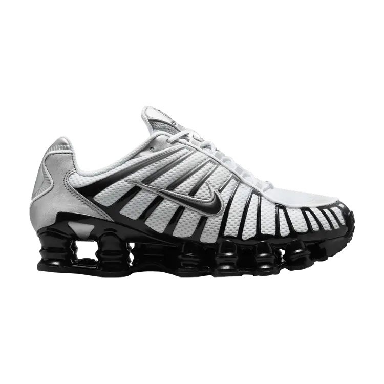 

Кроссовки Nike Wmns Shox TL Metallic Silver Black, серебряный