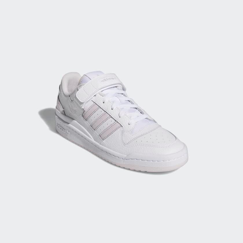 Мужские кроссовки adidas Forum Low, белый/фиолетовый/розовый/светло-фиолетовый — фото 4