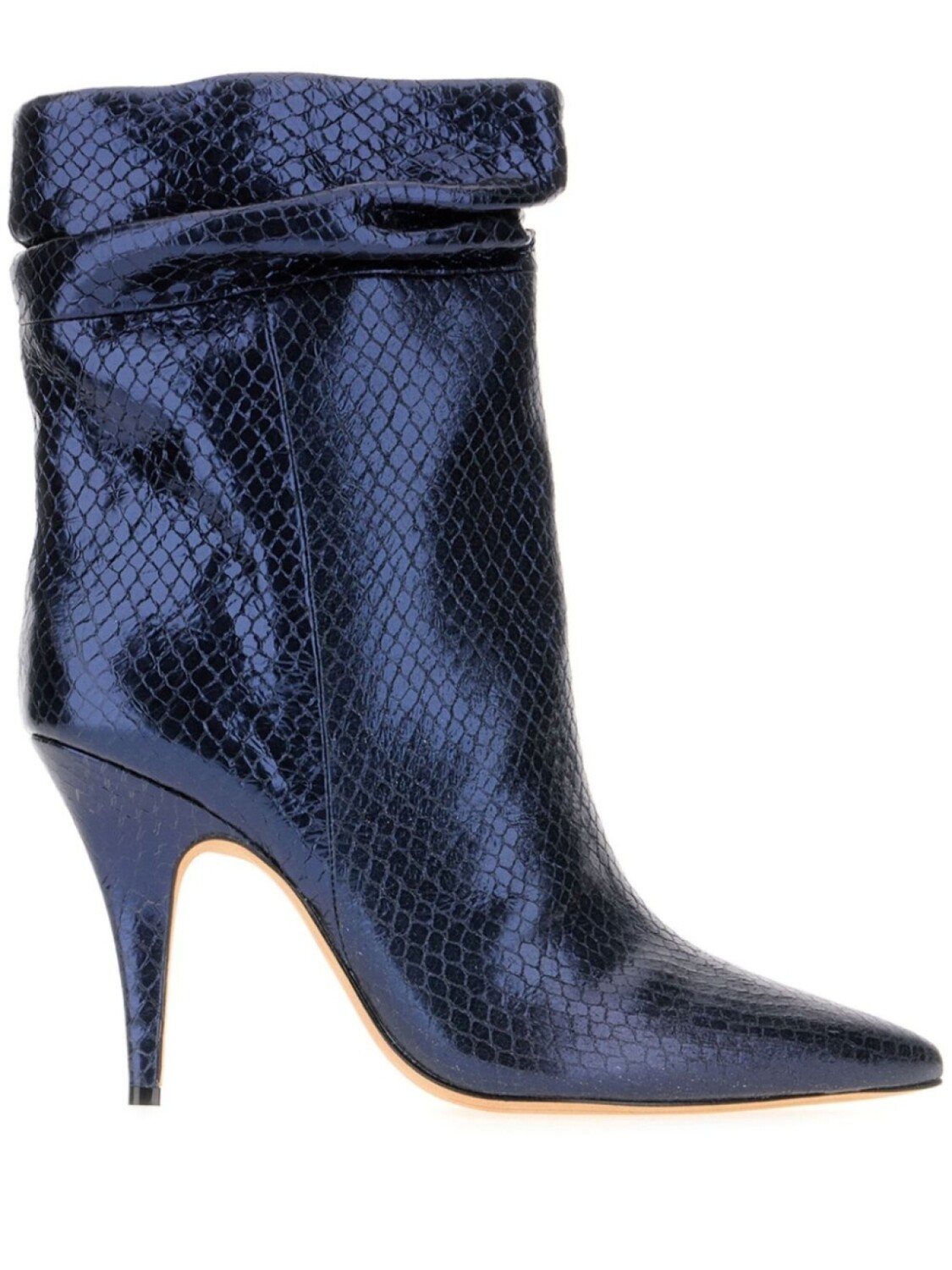

100 мм кожаные ботинки Alexandre Birman, синий
