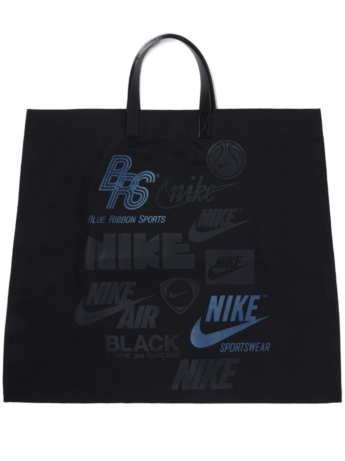 

Black Comme Des Garçons сумка-тоут с логотипом из коллаборации с Nike, черный