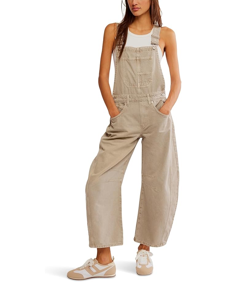 

Комбинезон Free People Good Luck Overall, цвет Cobblestone