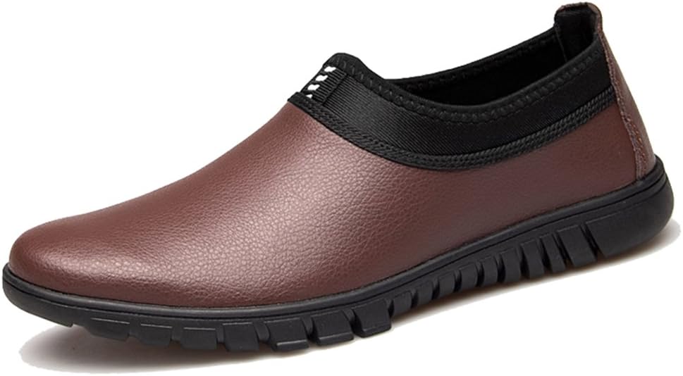 

Мужские повседневные мокасины Beinfaith из натуральной кожи, без шнурков, коричневый