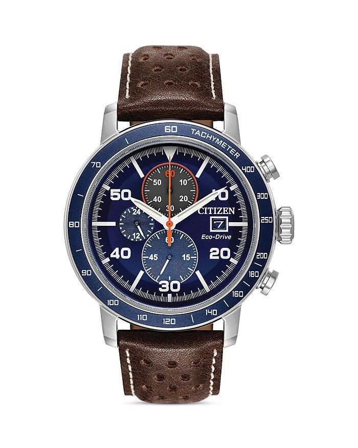 

Часы Citizen Eco-Drive Brycen Weekender, 44 мм, синий