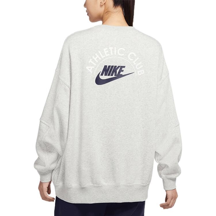 Толстовка женская серая Nike — фото 3