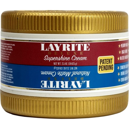 

Двухкамерный крем Natural Matte Cream 2,5 унции и крем Supershine Hair Cream 2,5 унции Layrite