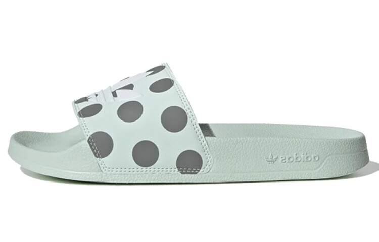 Шлепанцы серии Adilette женские мятно-зеленые Adidas Originals