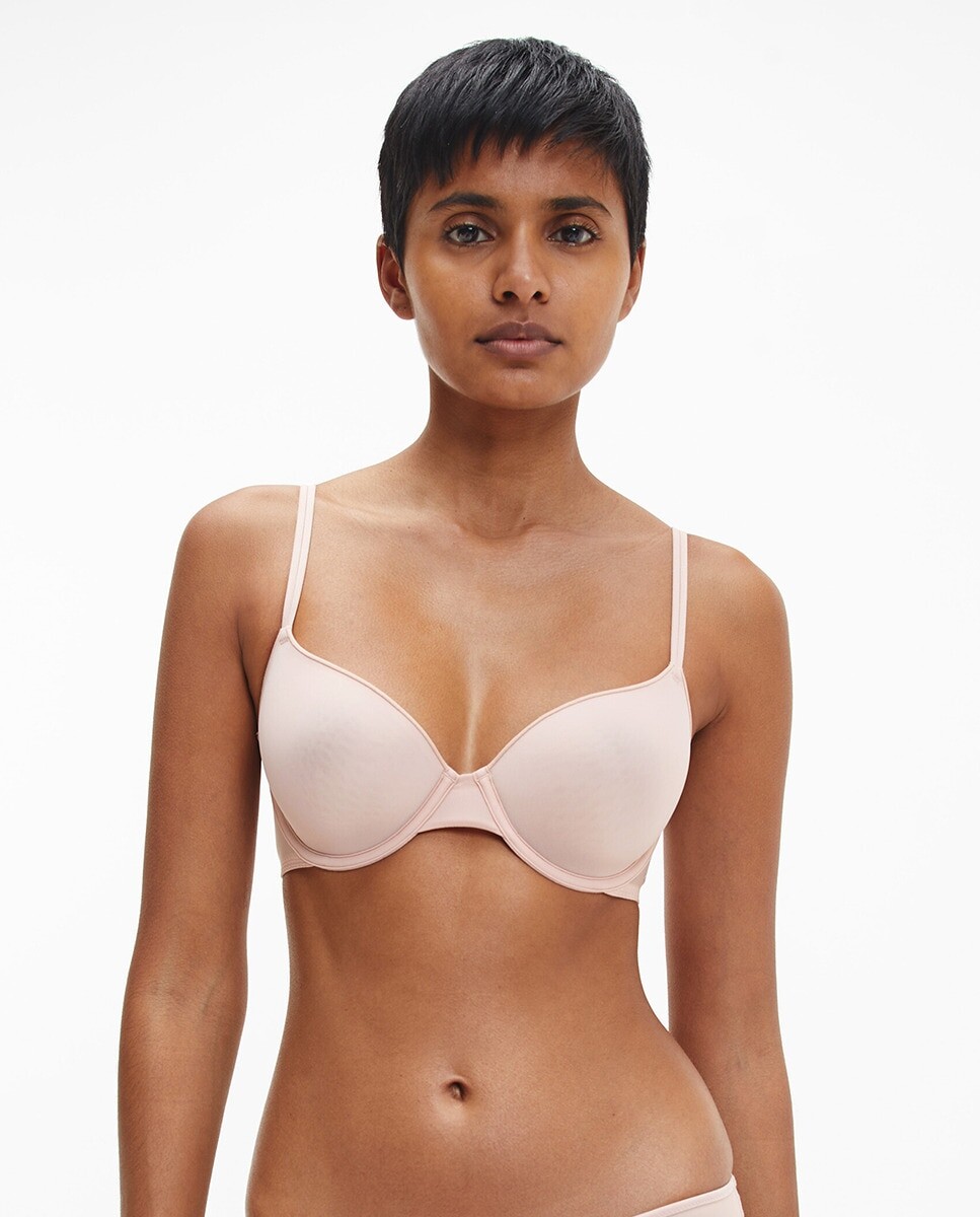 

Бюстгальтер-невидимка - Sheer Marquisette Calvin Klein, розовый