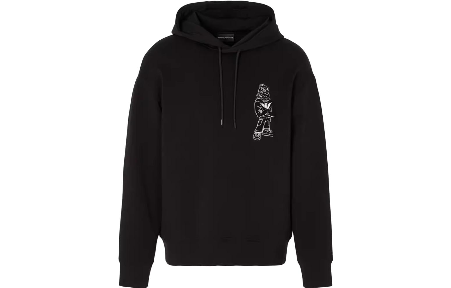 

Футболка с длинным рукавом мужская EMPORIO ARMANI, черный